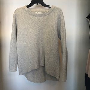 Madewell- high low sweater